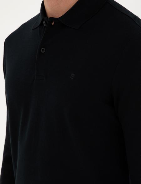 Siyah Slim Fit Basic Sweatshirt - 50294438004