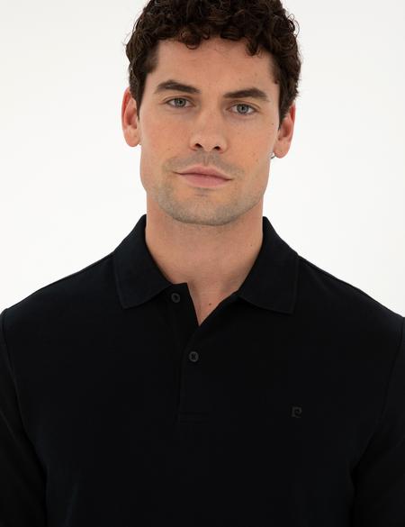 Siyah Slim Fit Basic Sweatshirt - 50294438004