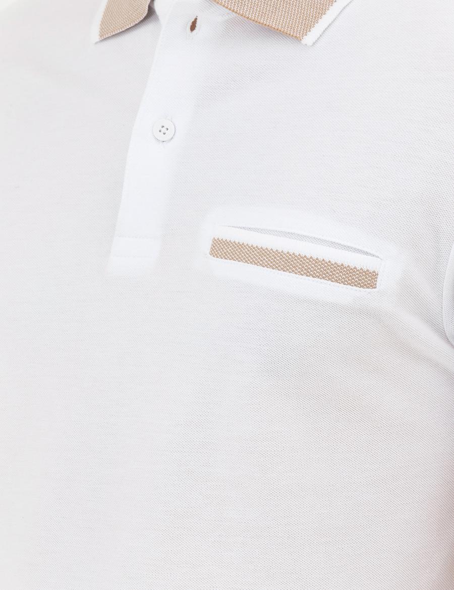 Beyaz Slim Fit Tişört