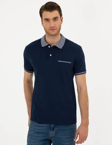 Lacivert Slim Fit Tişört