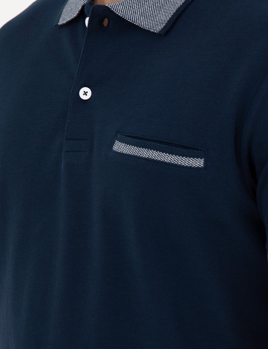 Lacivert Slim Fit Tişört