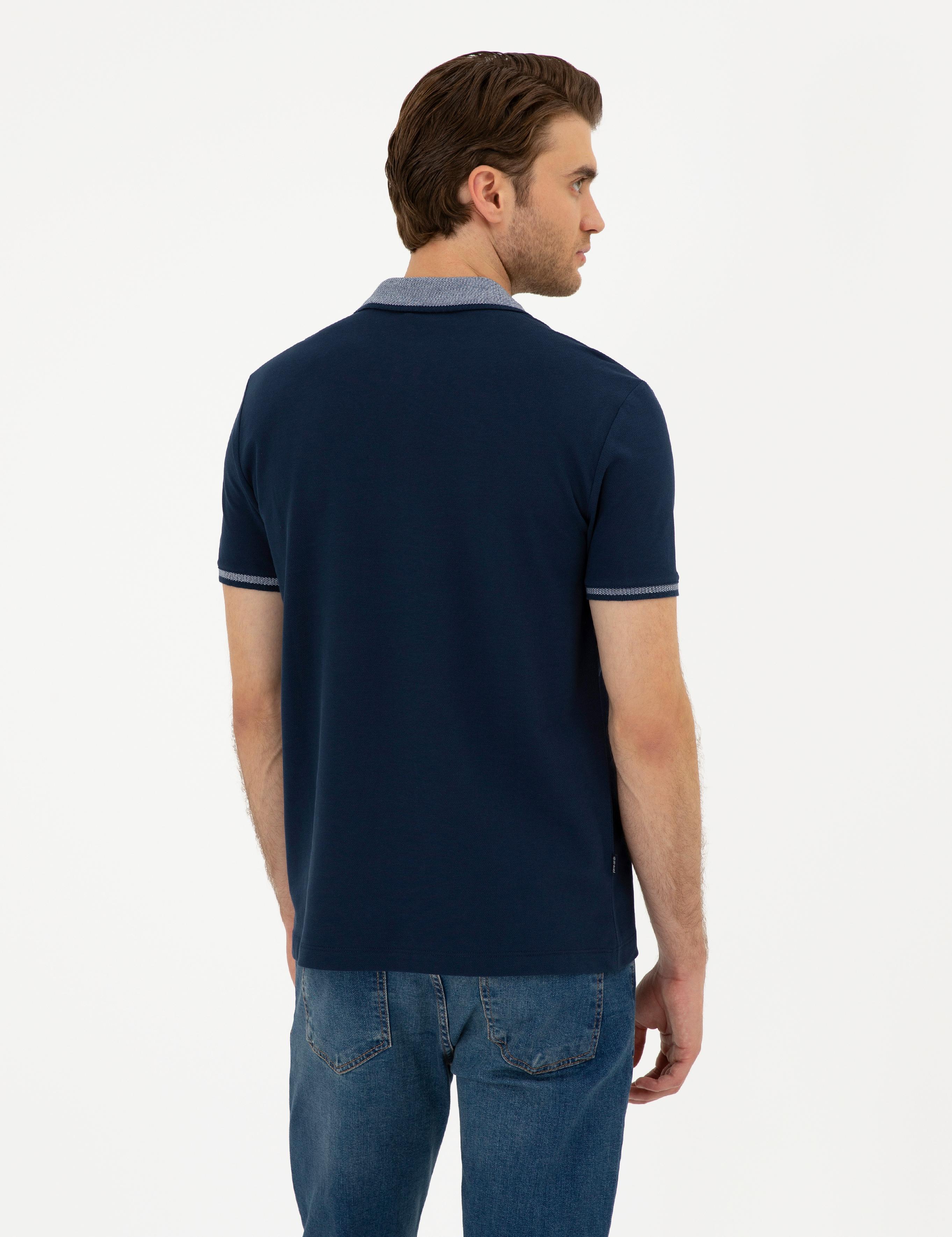 Lacivert Slim Fit Tişört