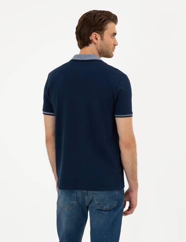 Lacivert Slim Fit Tişört