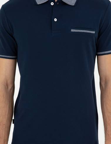 Lacivert Slim Fit Tişört