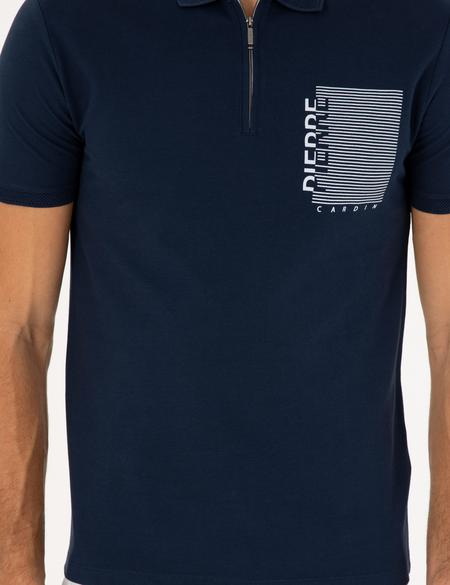 Lacivert Slim Fit Tişört - 50296591010