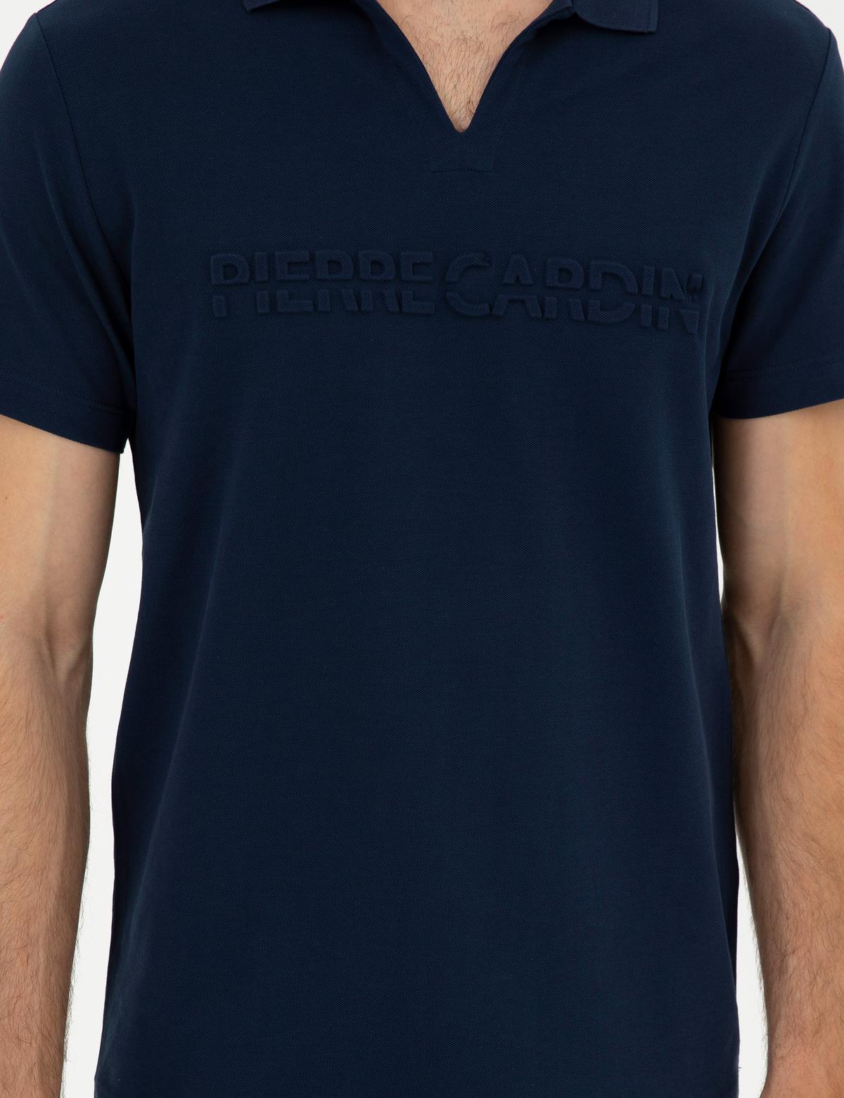 Lacivert Slim Fit Tişört - 50296772015