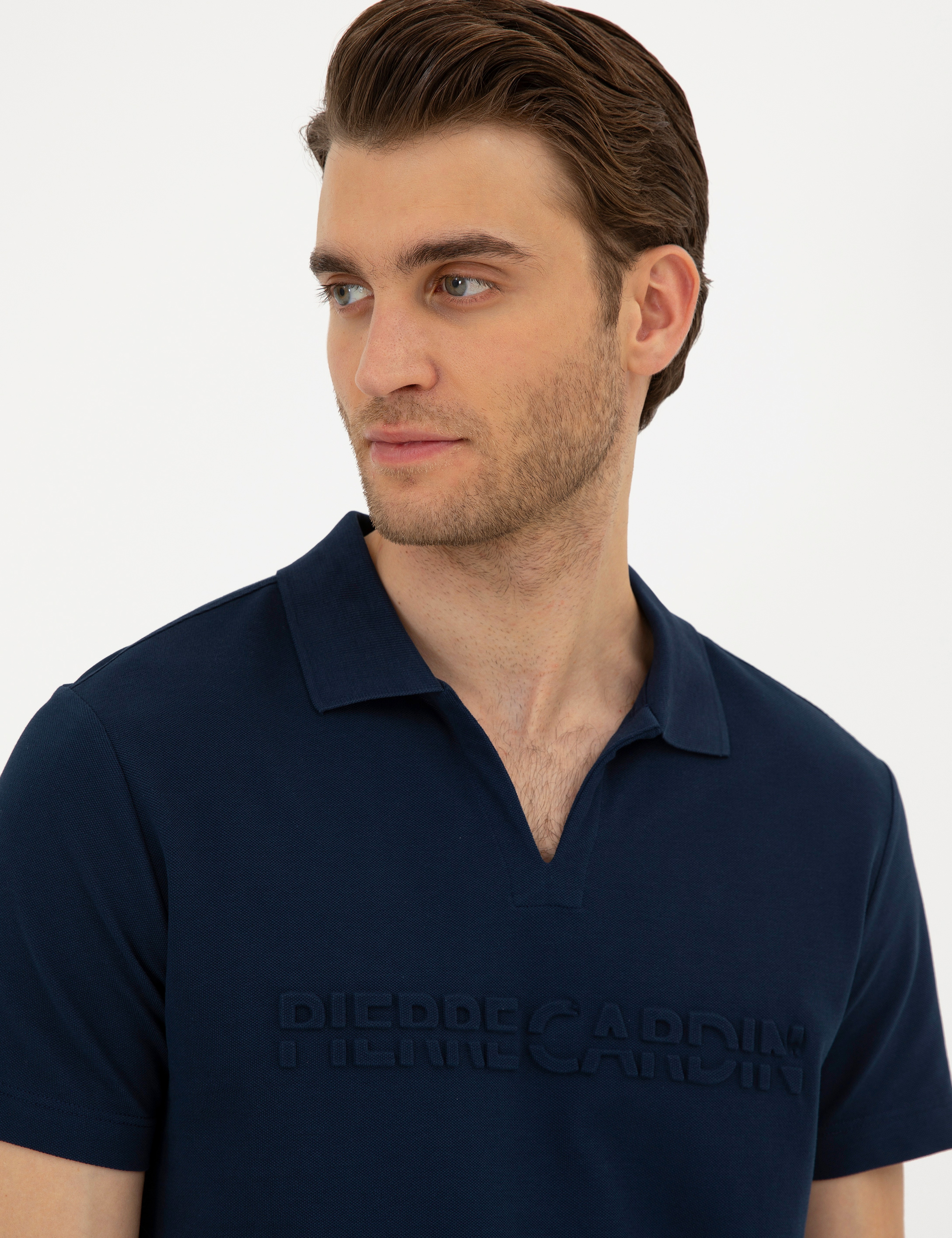 Lacivert Slim Fit Tişört