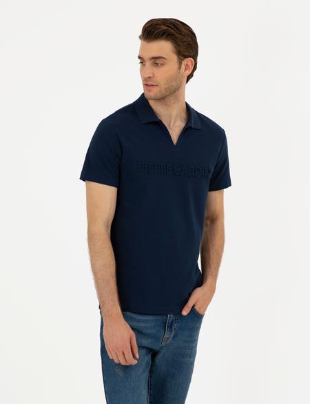 Lacivert Slim Fit Tişört - 50296772015