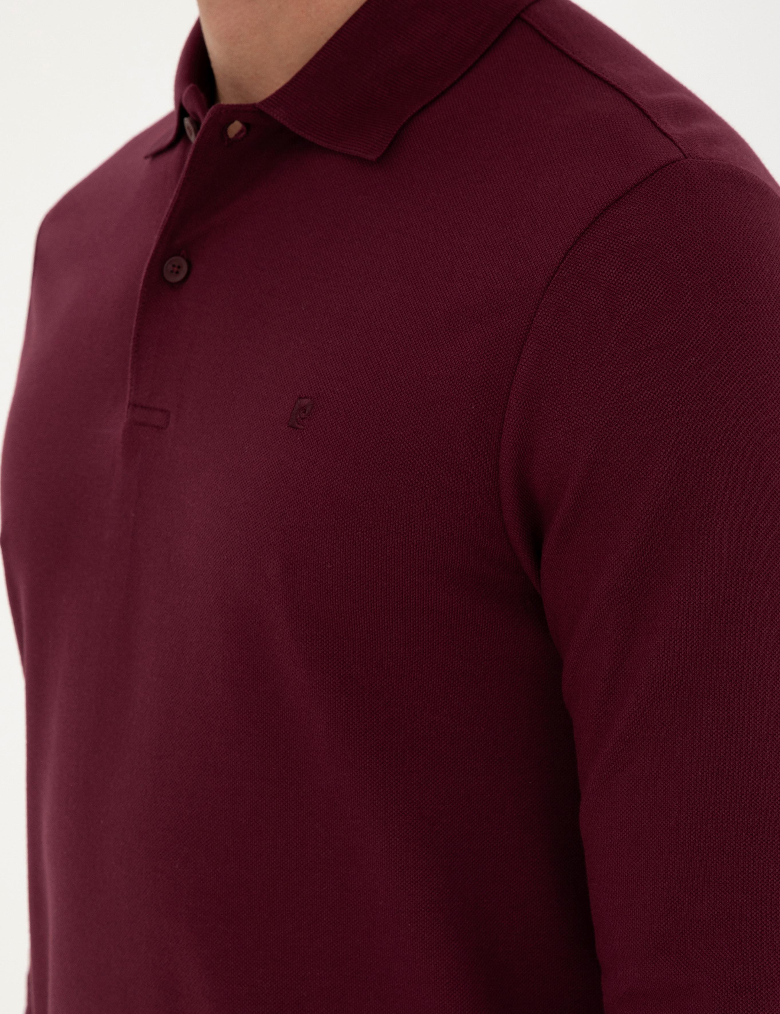 Bordo Slim Fit Basic Sweatshirt