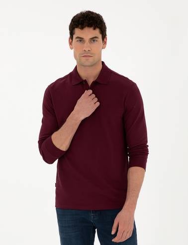 Bordo Slim Fit Basic Sweatshirt