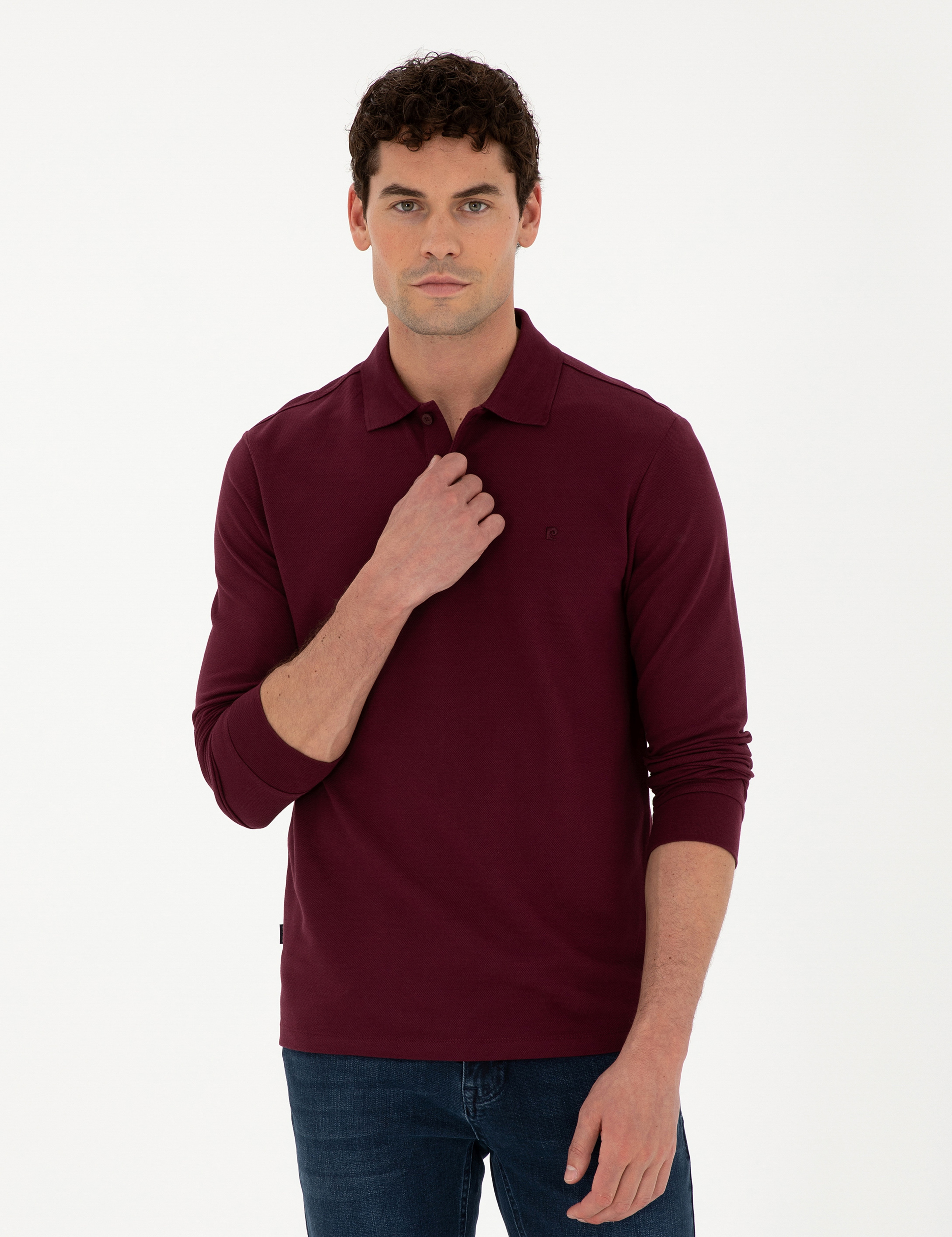 Bordo Slim Fit Basic Sweatshirt - Image 1