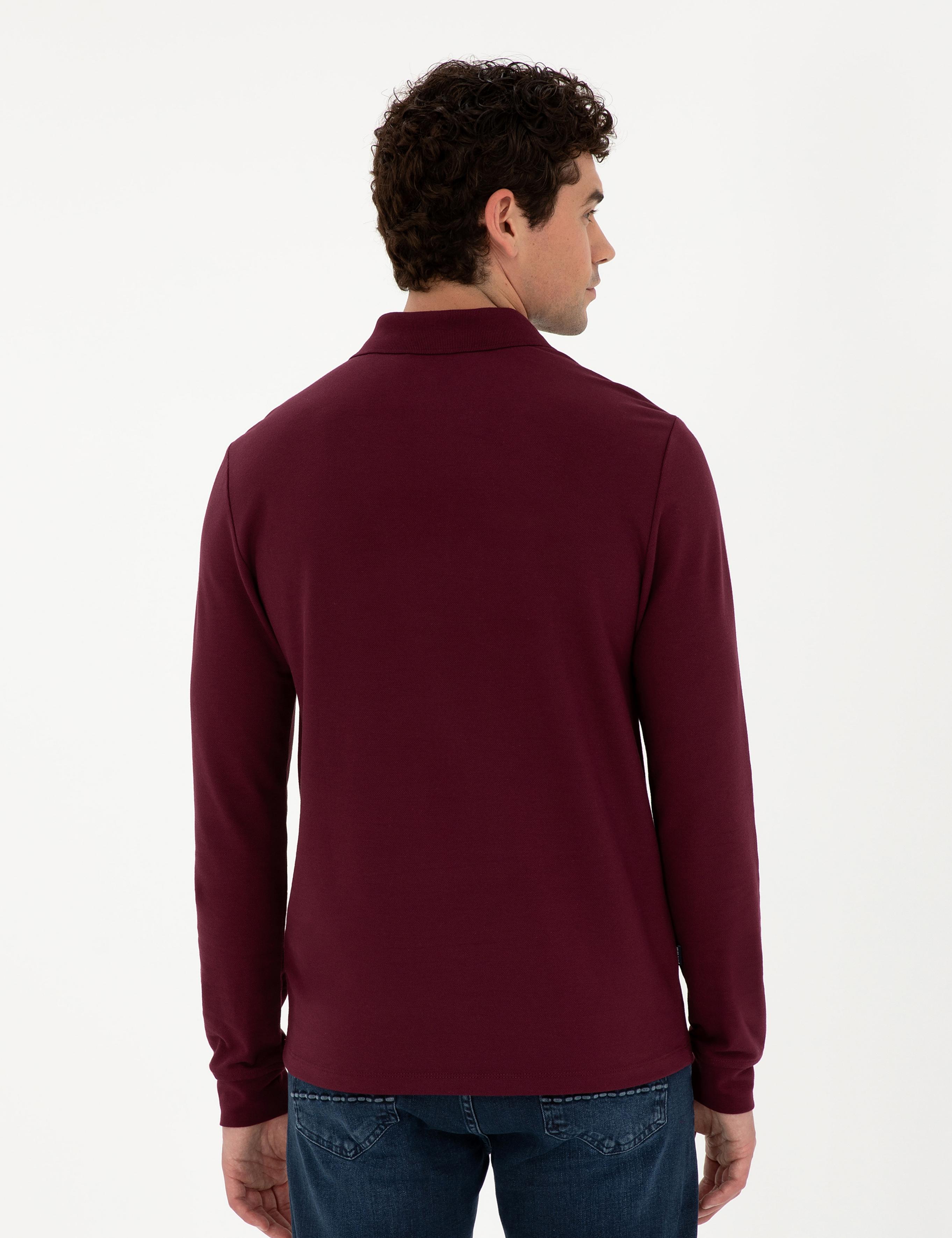 Bordo Slim Fit Basic Sweatshirt
