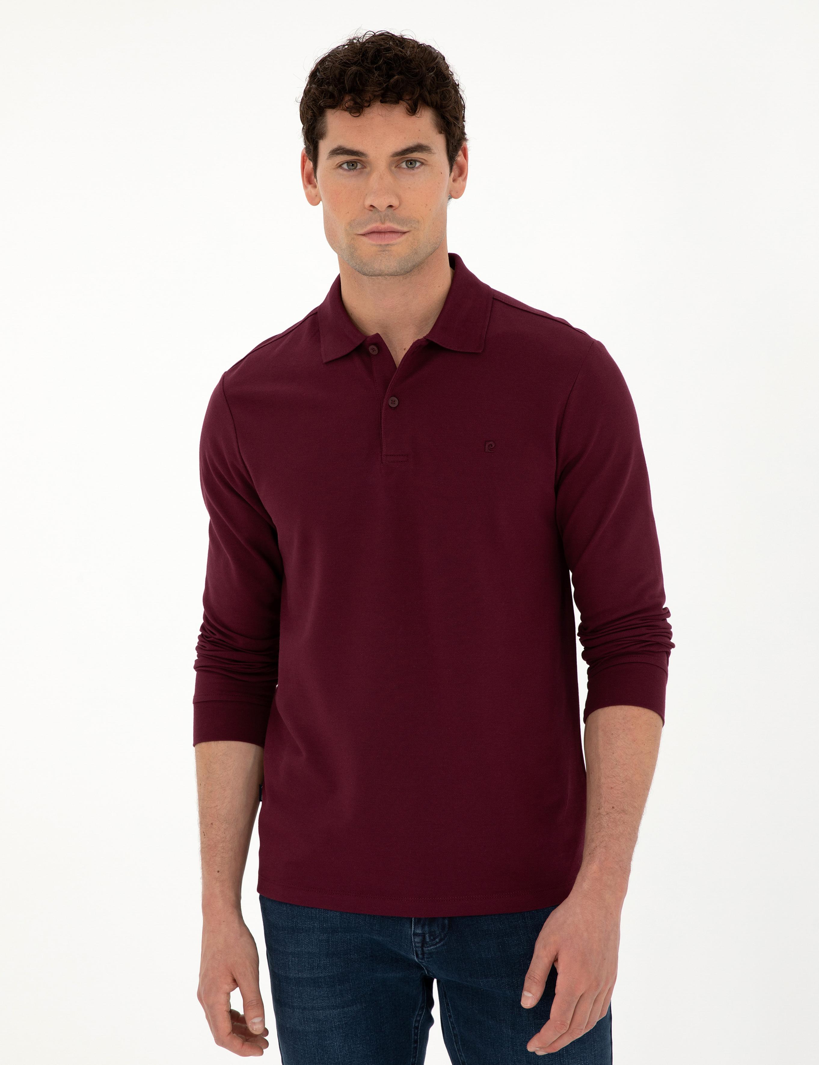 Bordo Slim Fit Basic Sweatshirt