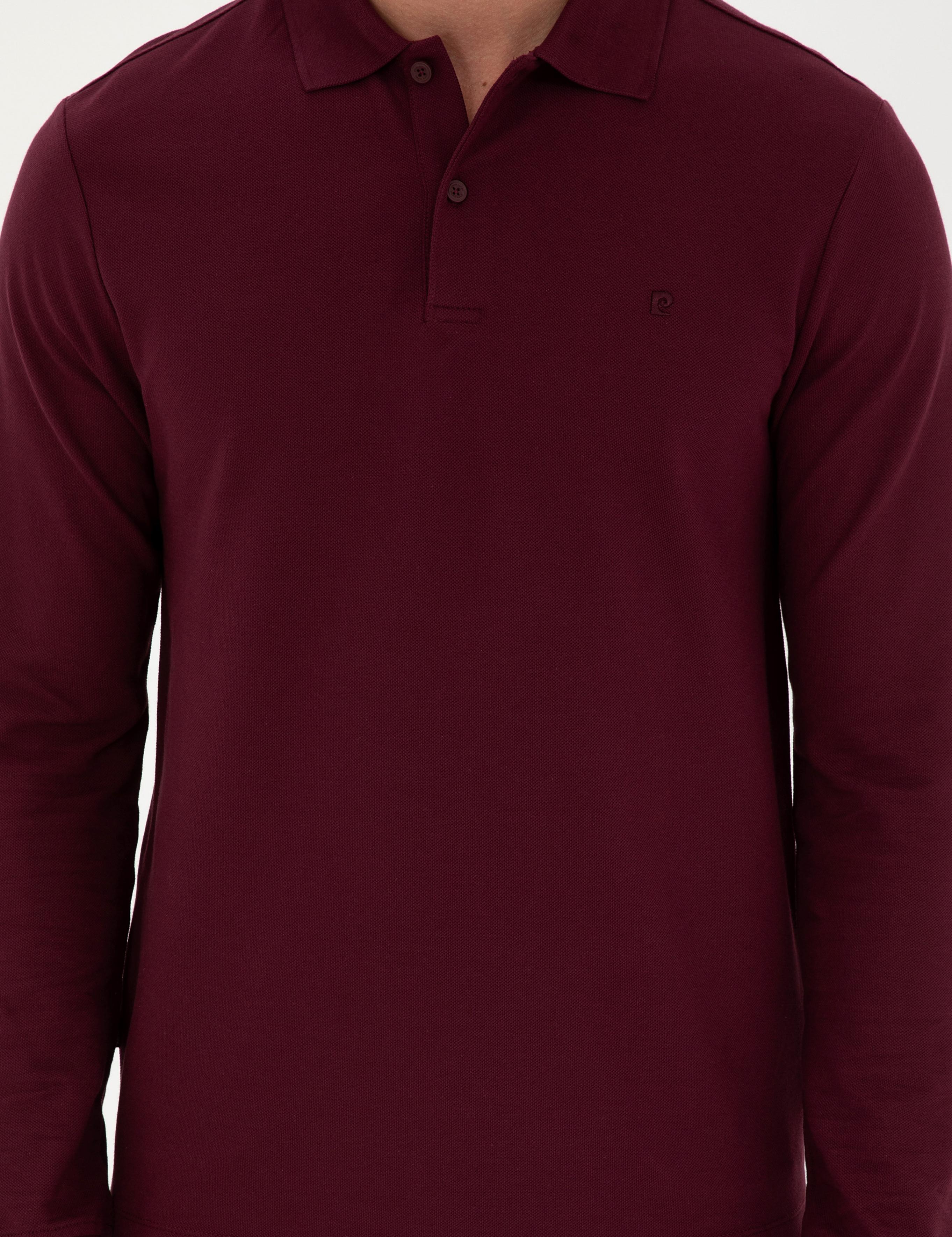Bordo Slim Fit Basic Sweatshirt