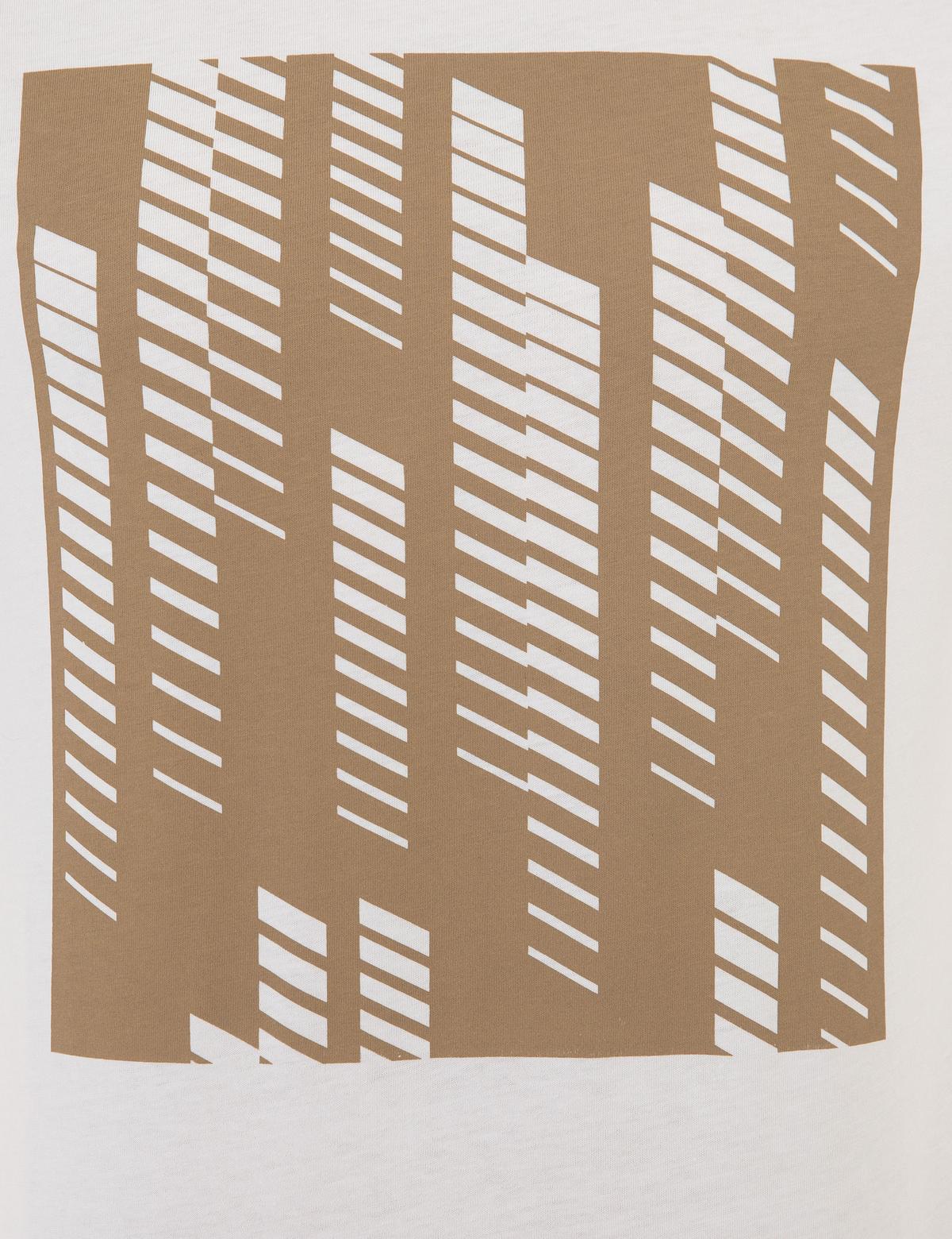 Beyaz Slim Fit Bisiklet Yaka T-Shirt - 50226503017