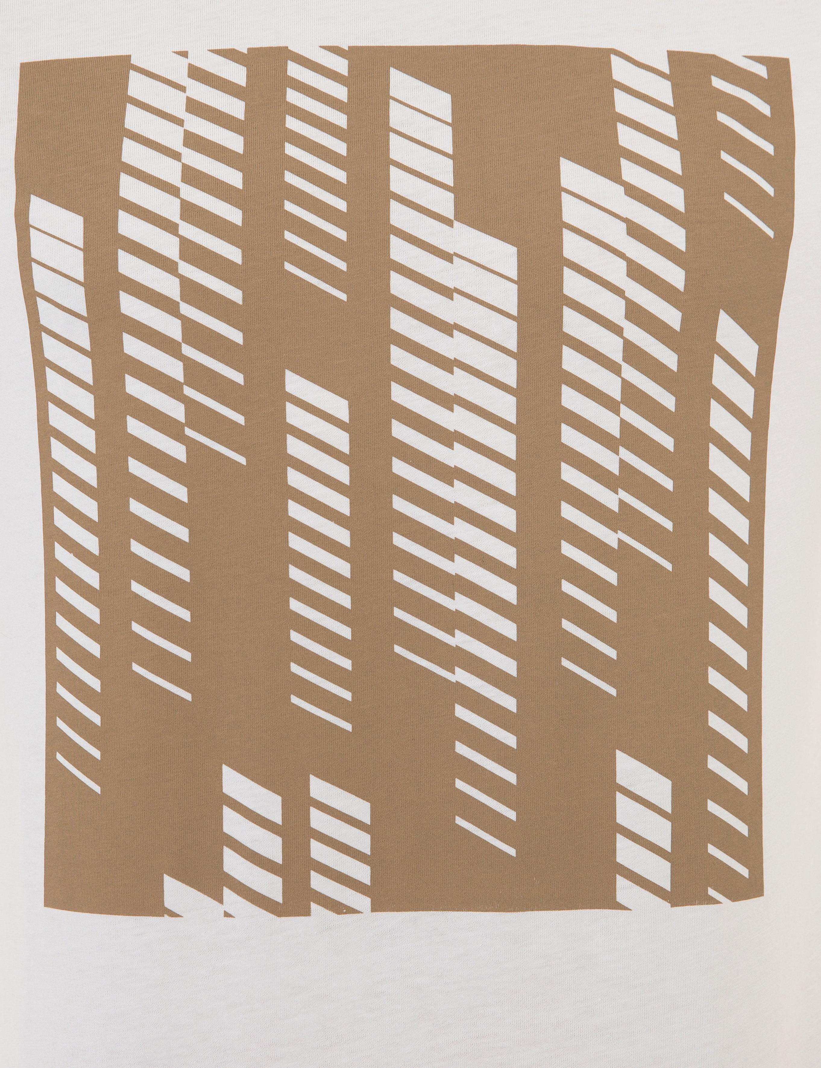 Beyaz Slim Fit Bisiklet Yaka T-Shirt