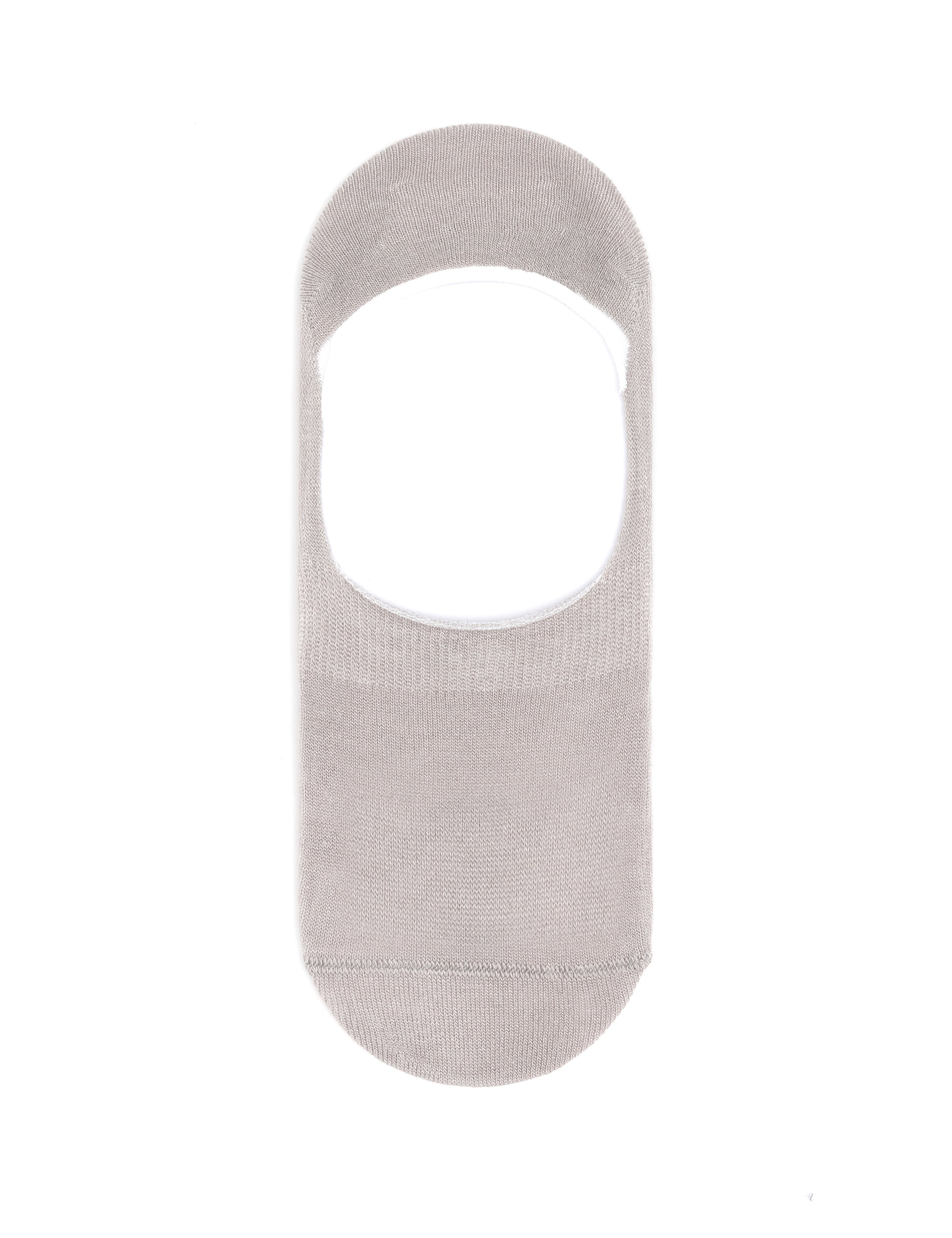 Erkek Bambu Karışımlı Gri Babet Basic Çorap - Image 2