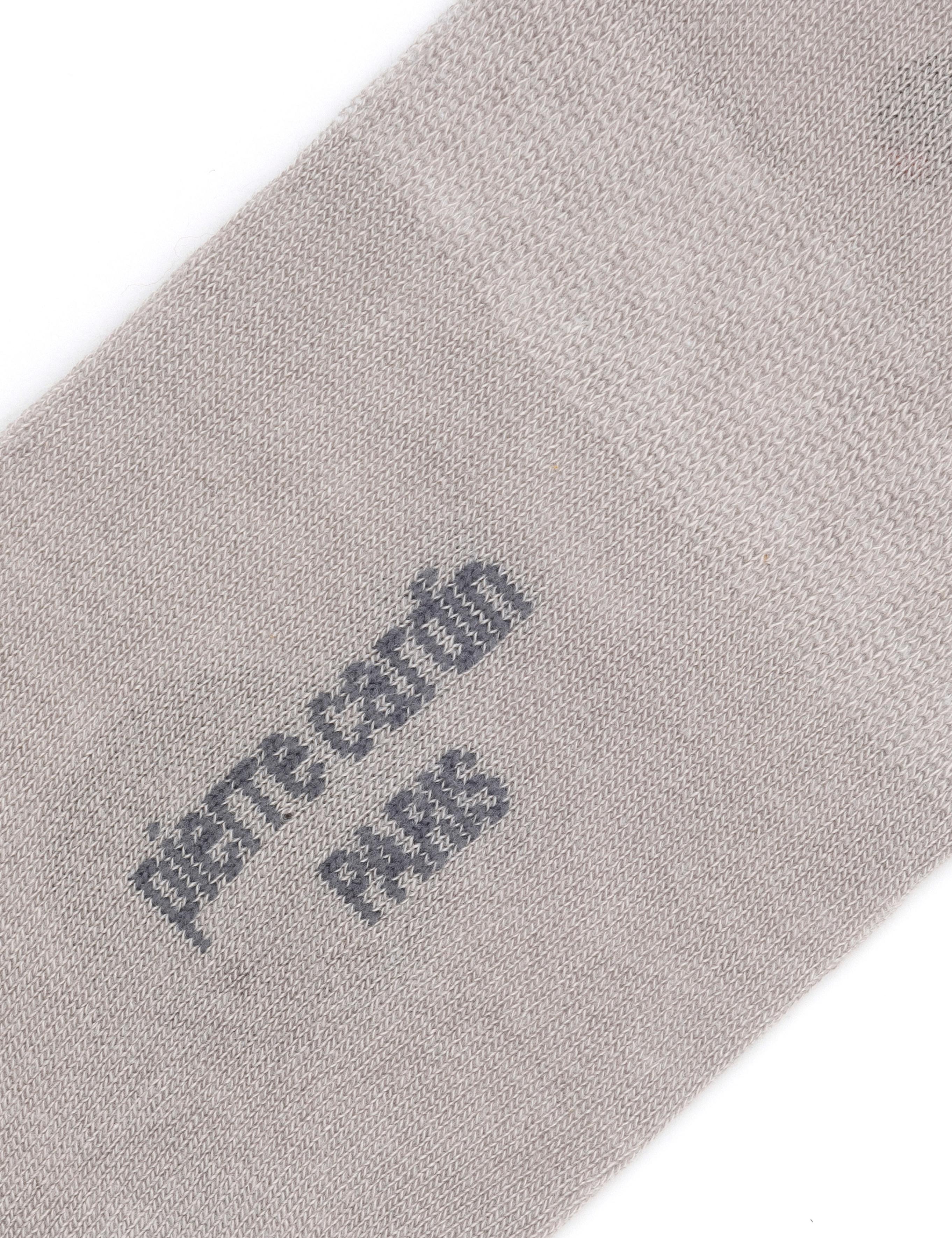 Erkek Bambu Karışımlı Gri Babet Basic Çorap