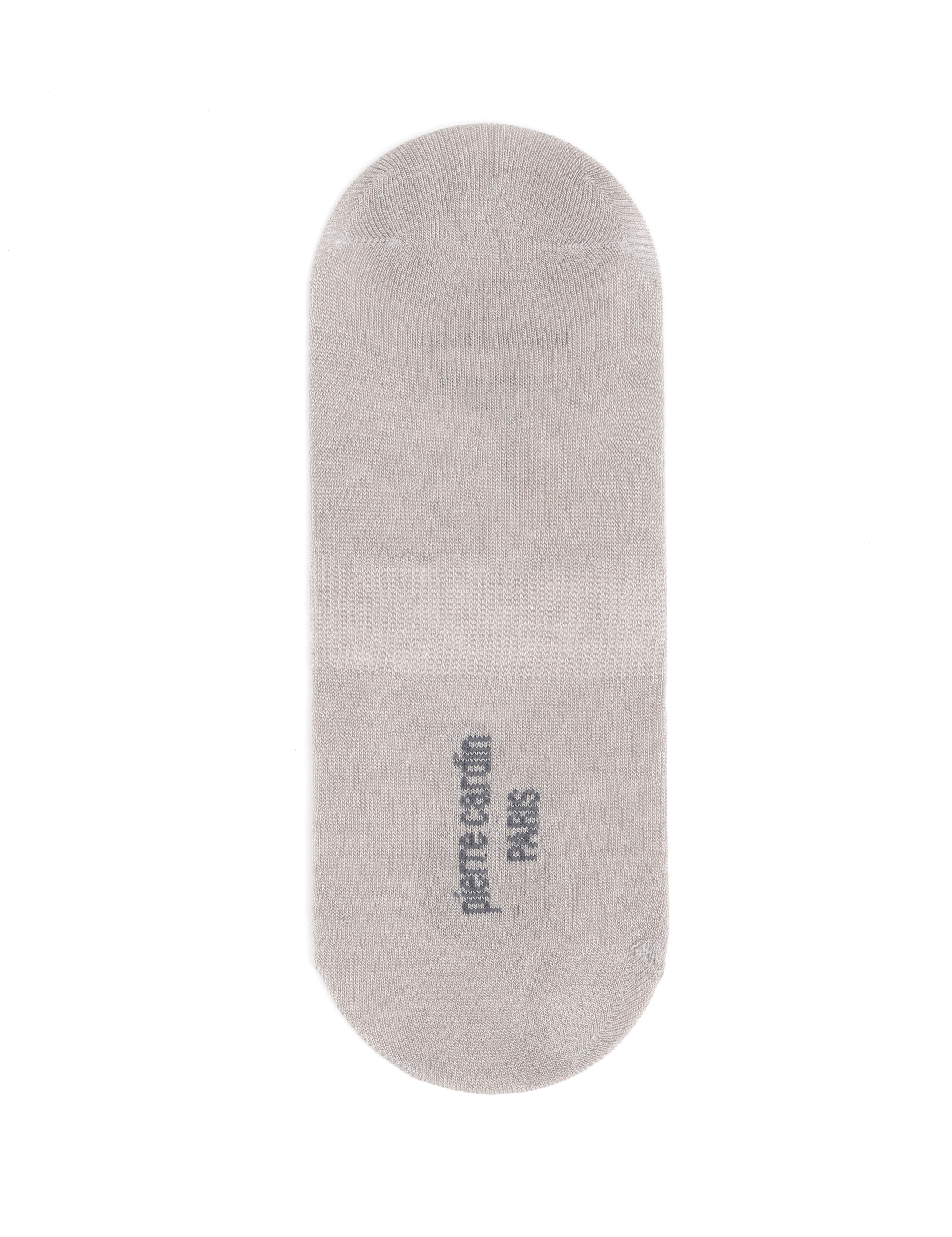 Erkek Bambu Karışımlı Gri Babet Basic Çorap - Image 3