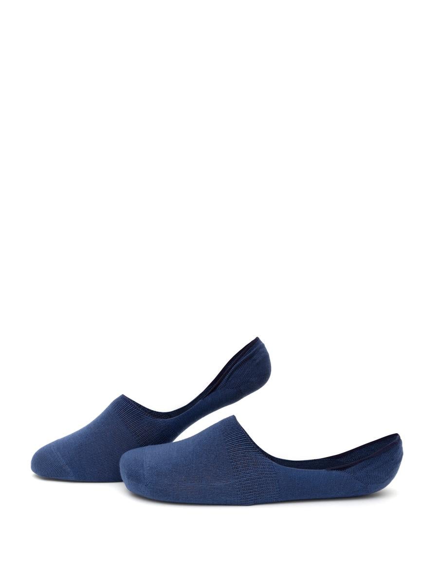 Erkek Bambu Karışımlı Mavi Babet Basic Çorap