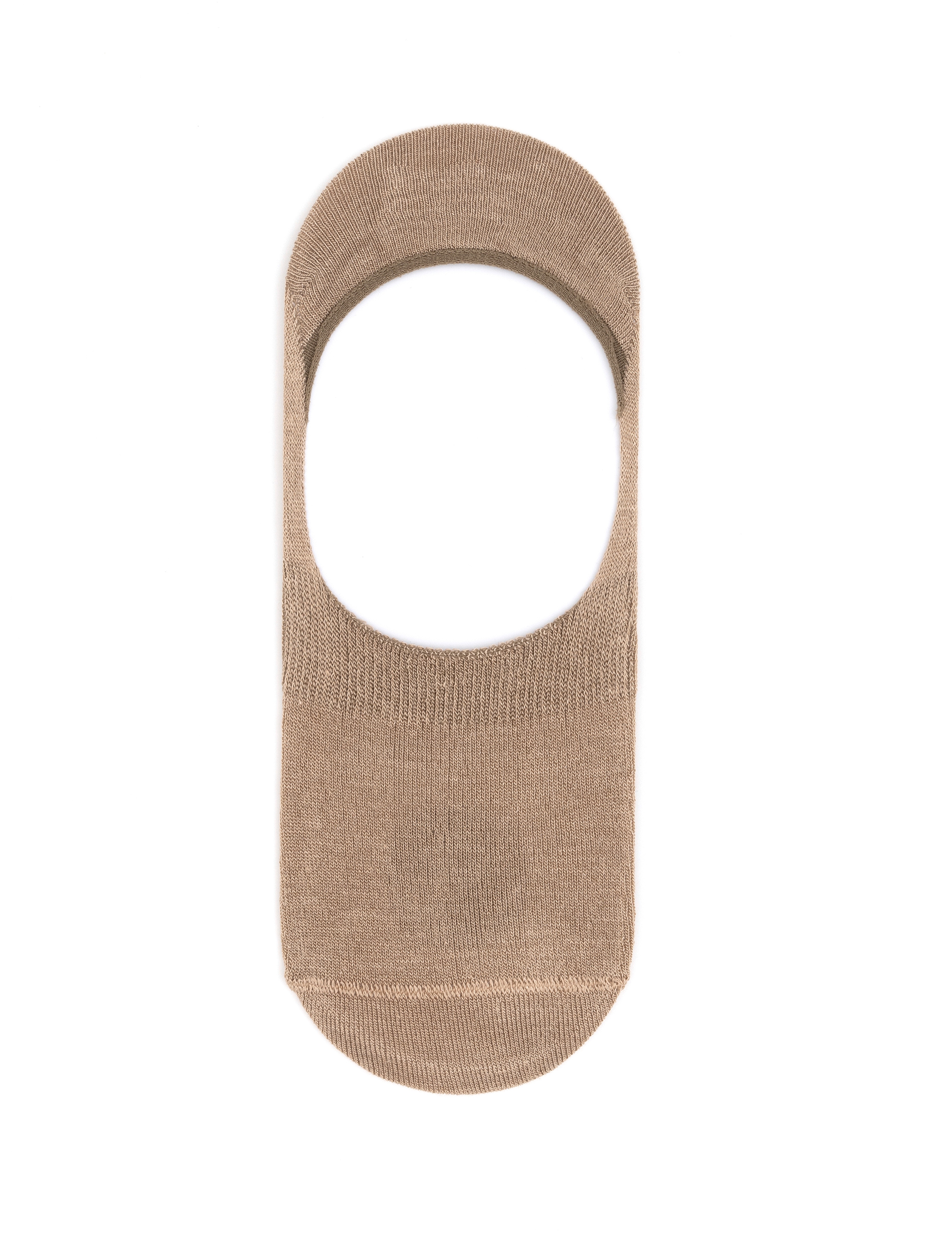Erkek Bambu Karışımlı Bej Babet Basic Çorap - Image 2