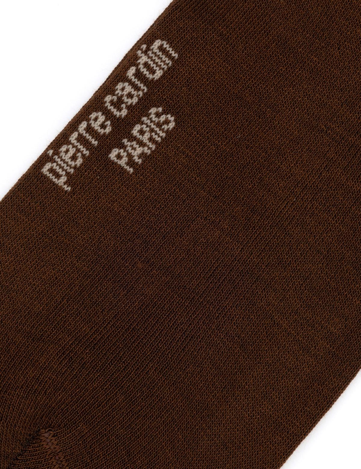 Erkek Bambu Karışımlı Kahverengi Soket Basic Çorap - 50291774006