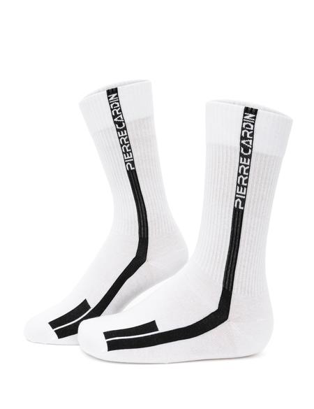 Erkek Pamuk Karışımlı Siyah Soket Desenli Çorap - 50291781001