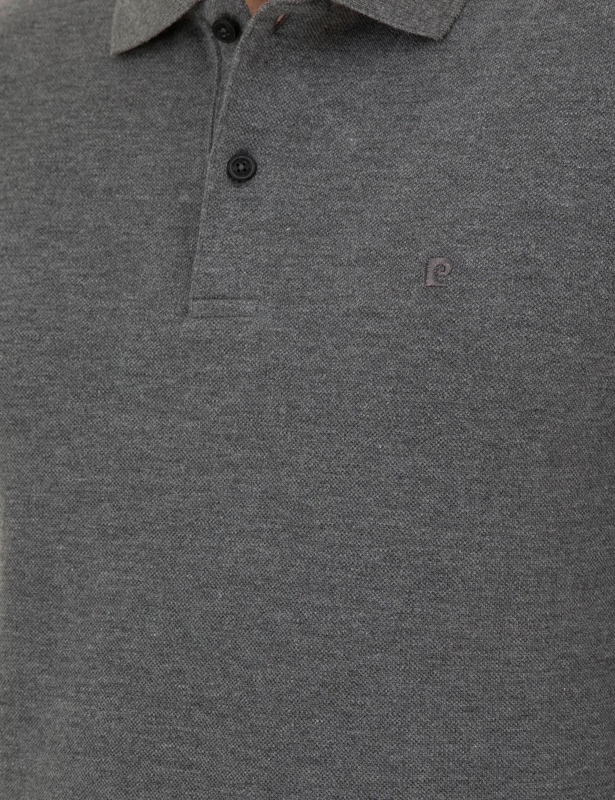 Antrasit Melanj Slim Fit Basic Sweatshirt - 50294438029