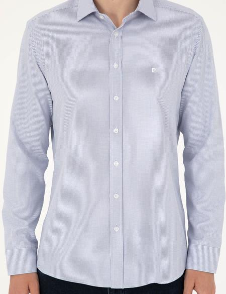 Açık Mavi Slim Fit Uzun Kollu Gömlek - 50294167002