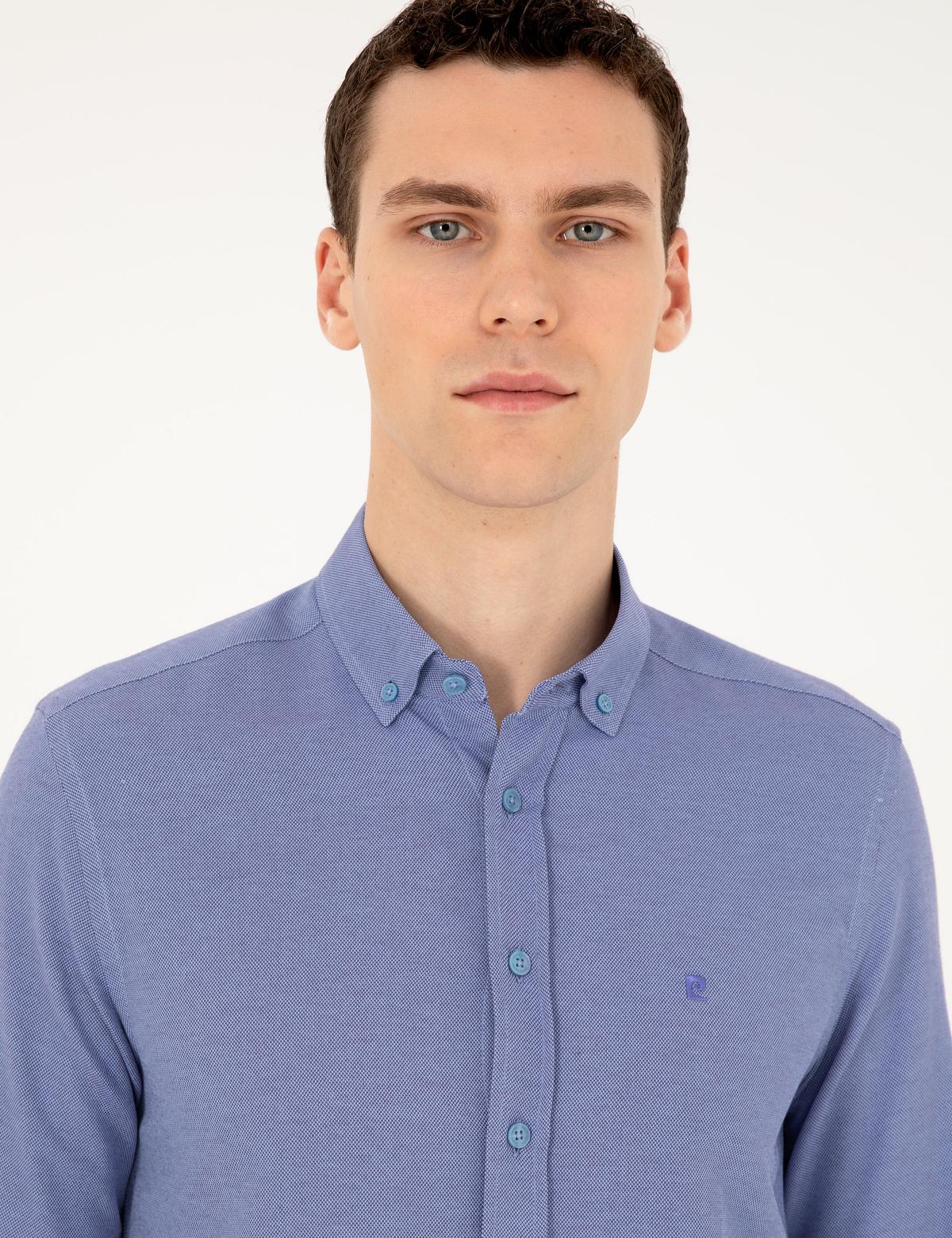 Mavi Oxford Slim Fit Uzun Kollu Gömlek - 50289396001