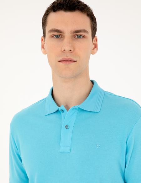 Turkuaz Slim Fit Basic Tişört - 50280754404