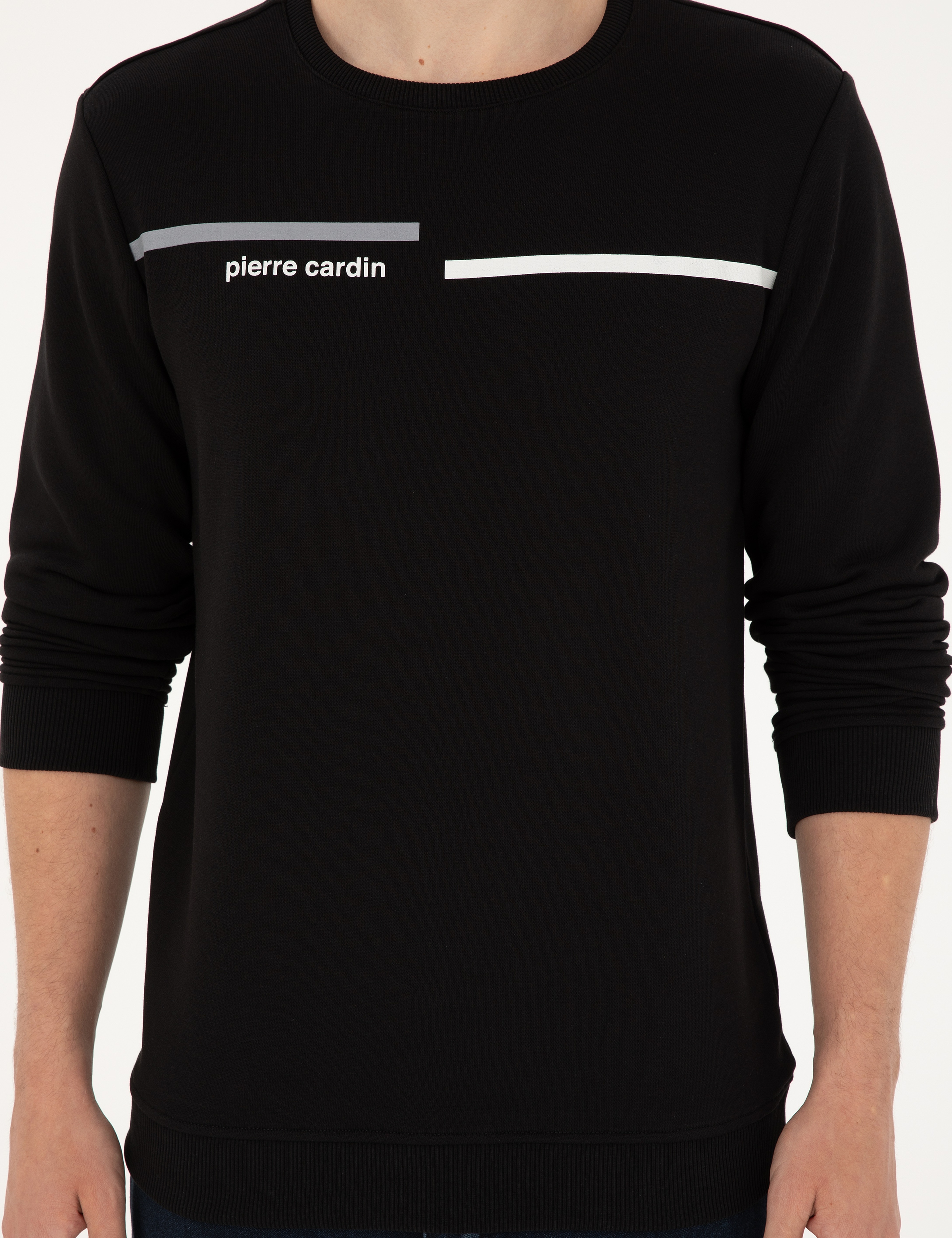 Siyah Regular Fit Sweatshirt