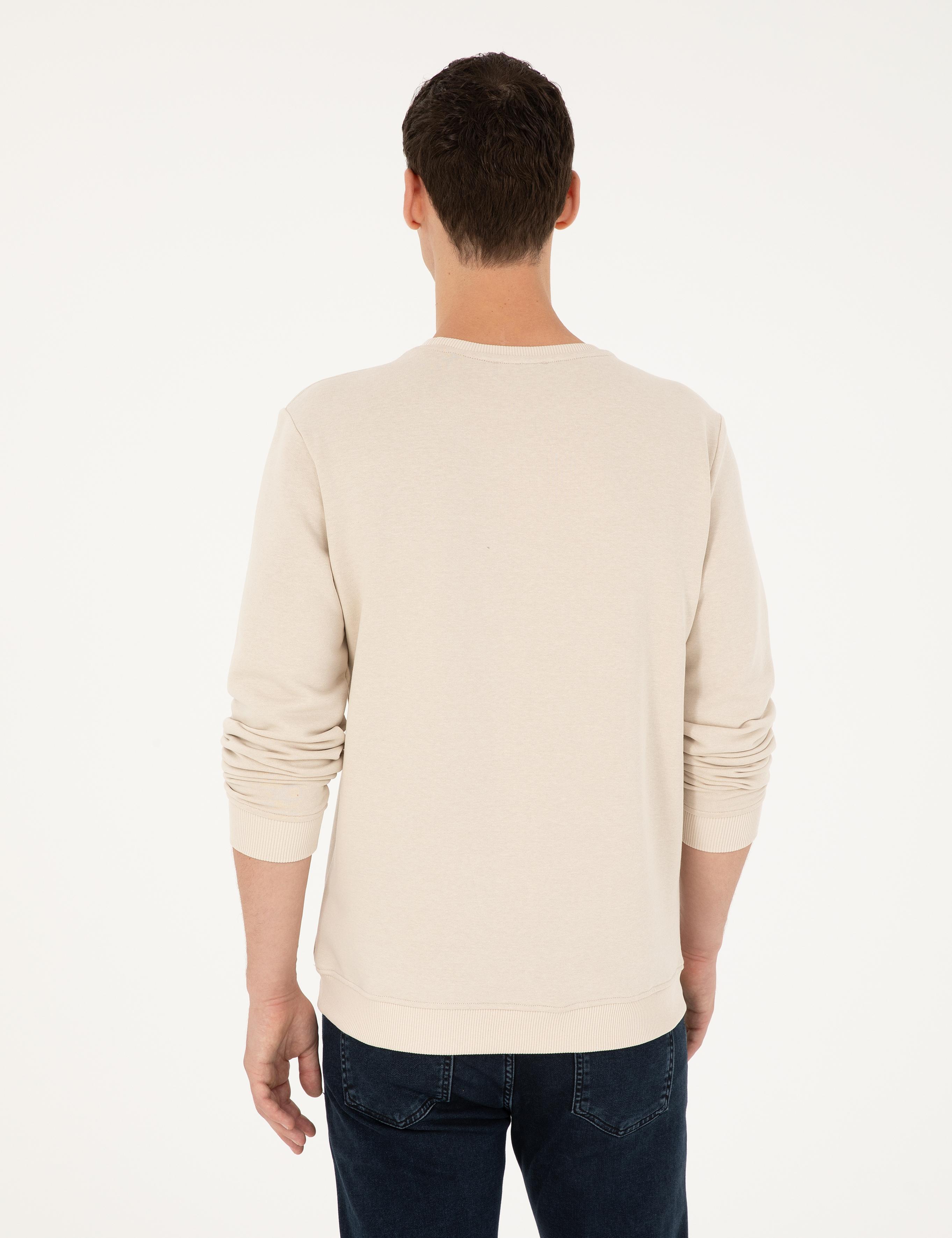 Camel Regular Fit Sweatshirt