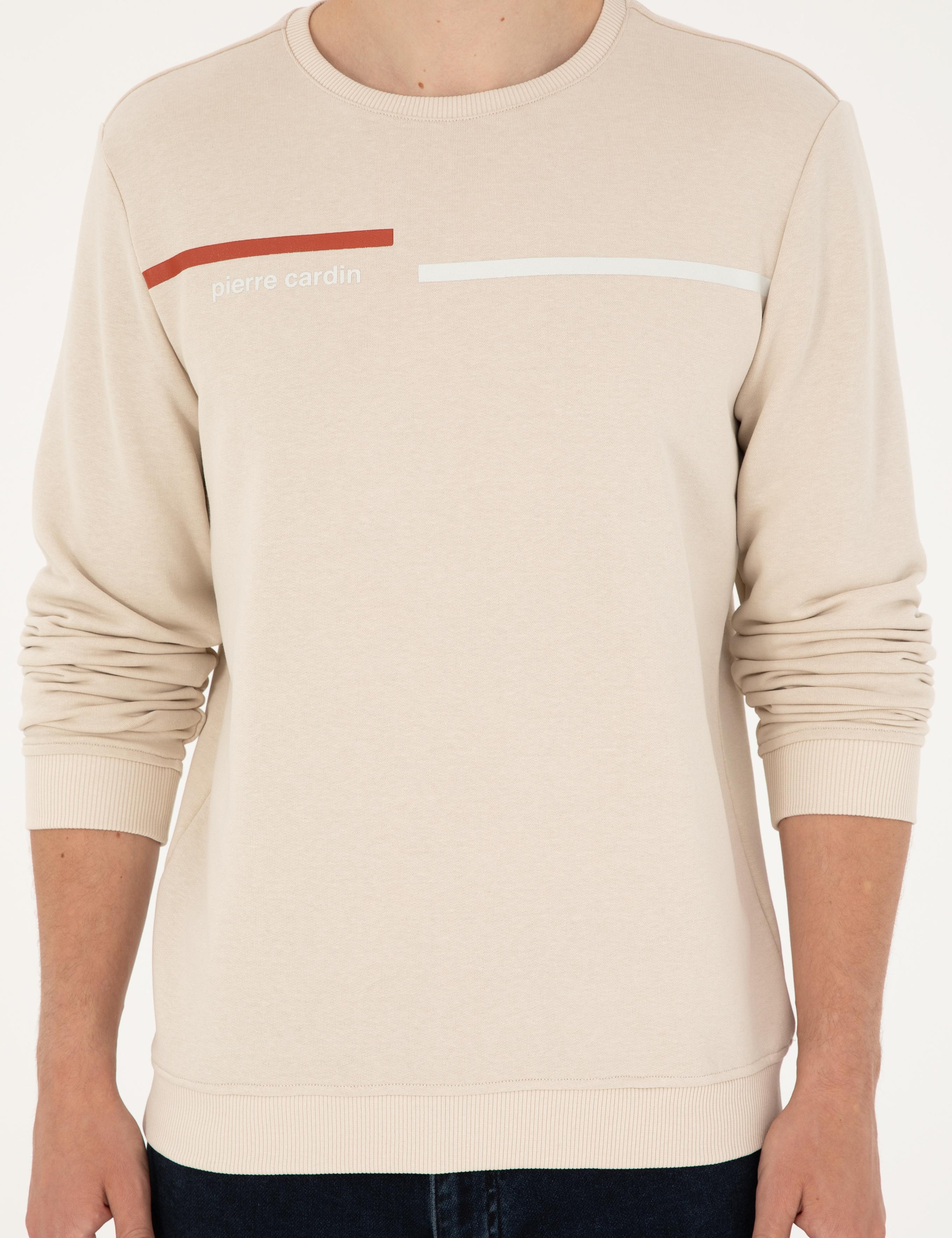 Camel Regular Fit Sweatshirt