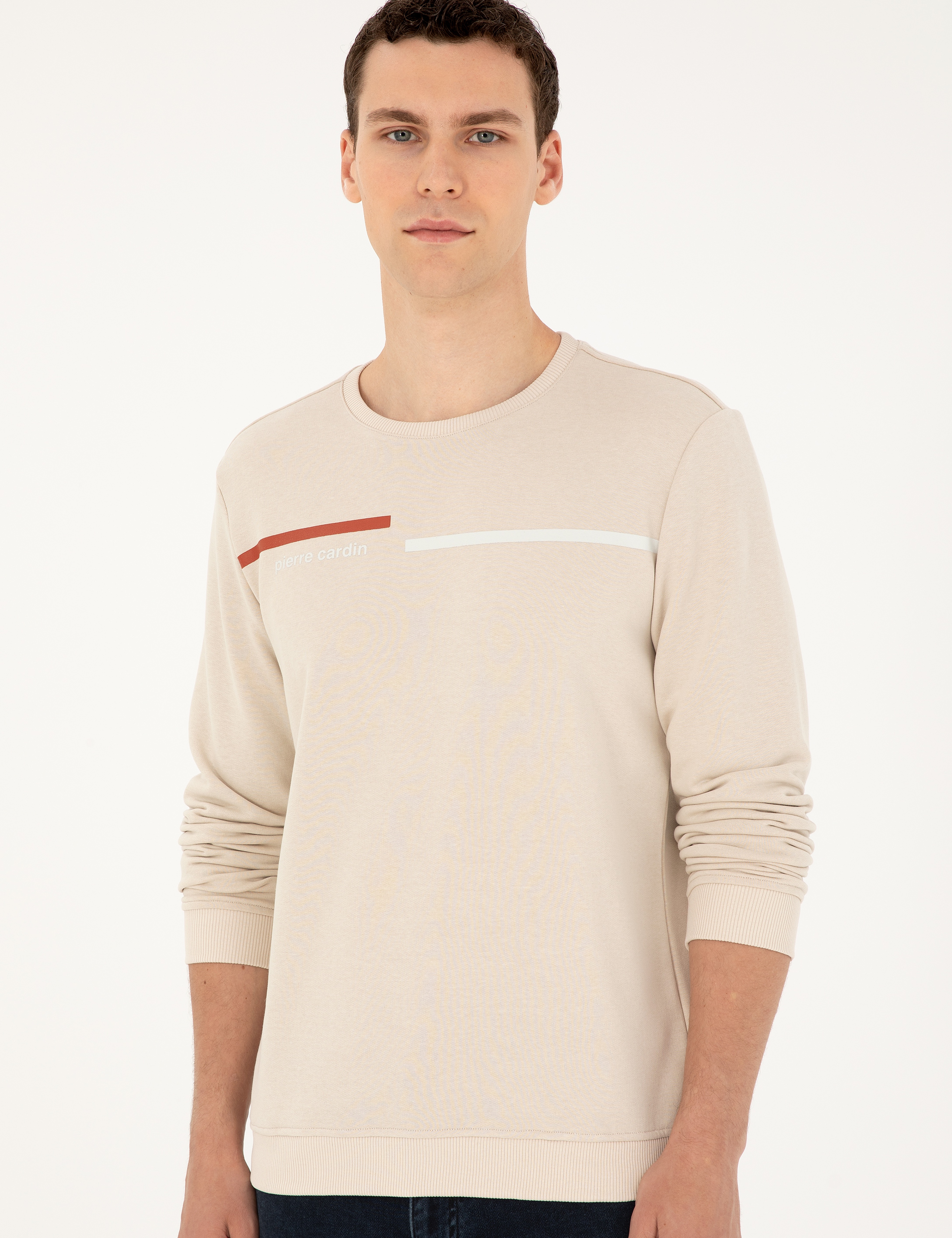Camel Regular Fit Sweatshirt