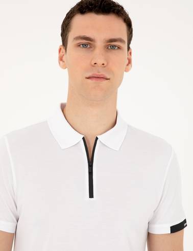Beyaz Slim Fit Tişört