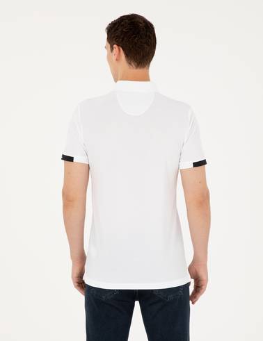 Beyaz Slim Fit Tişört