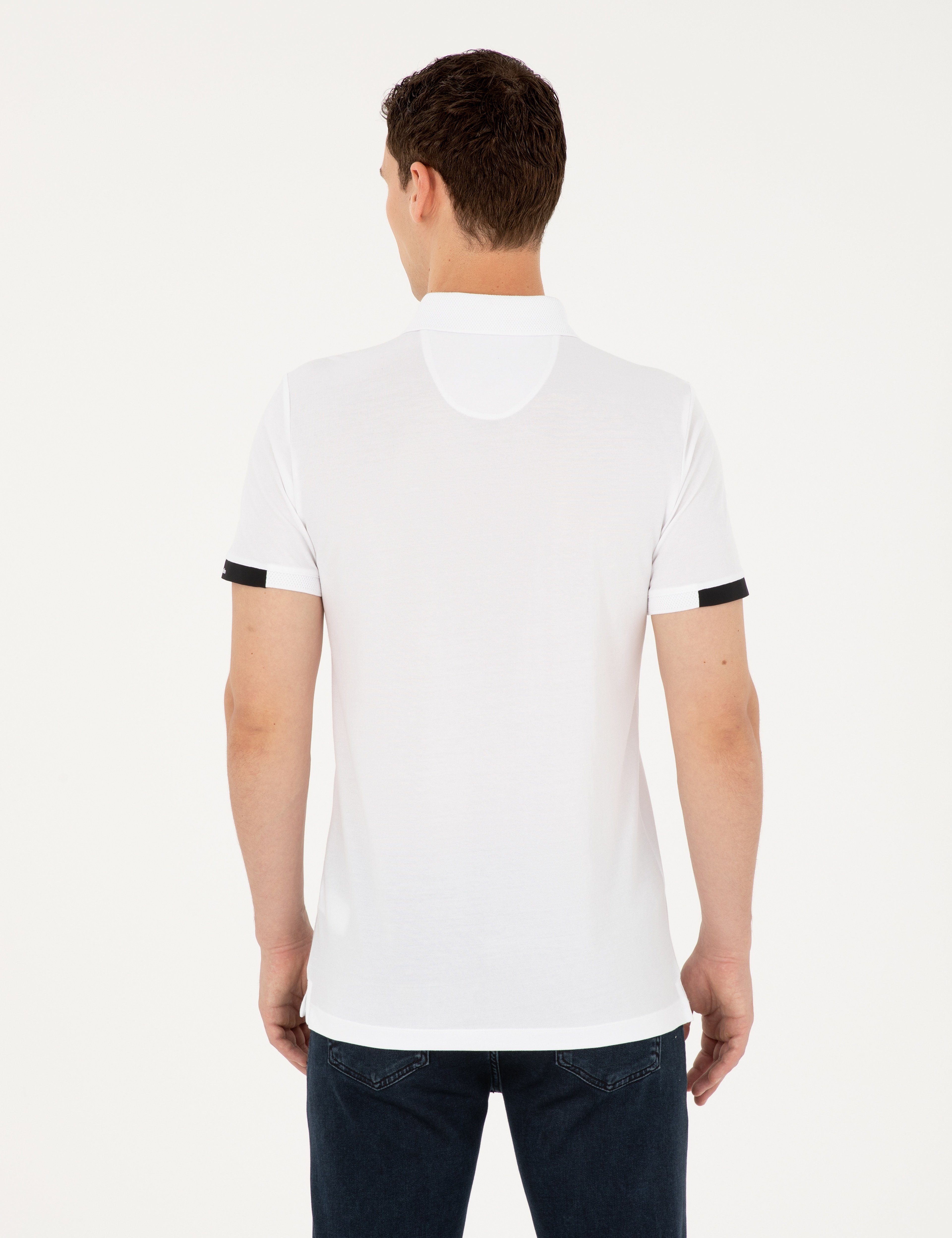 Beyaz Slim Fit Tişört