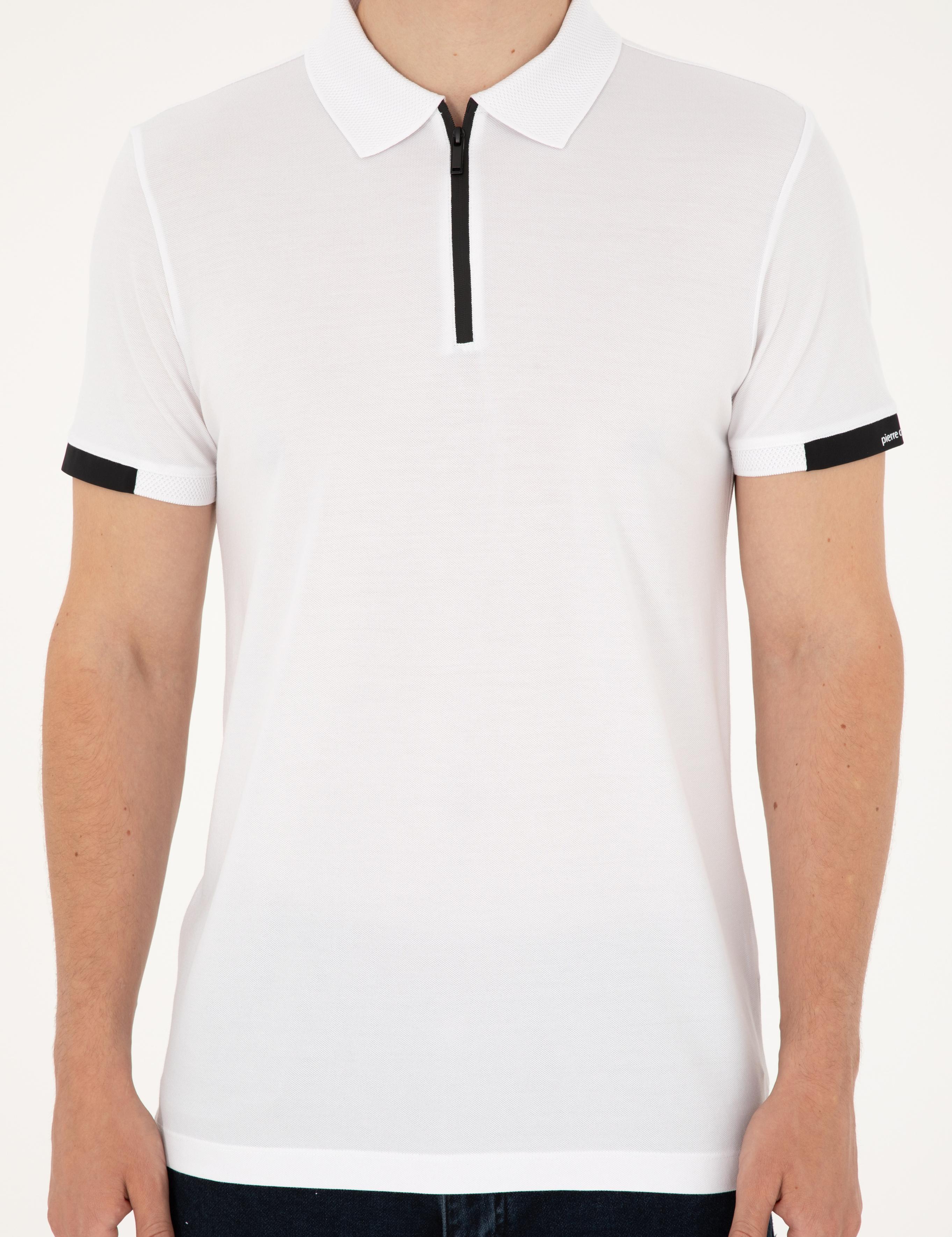 Beyaz Slim Fit Tişört