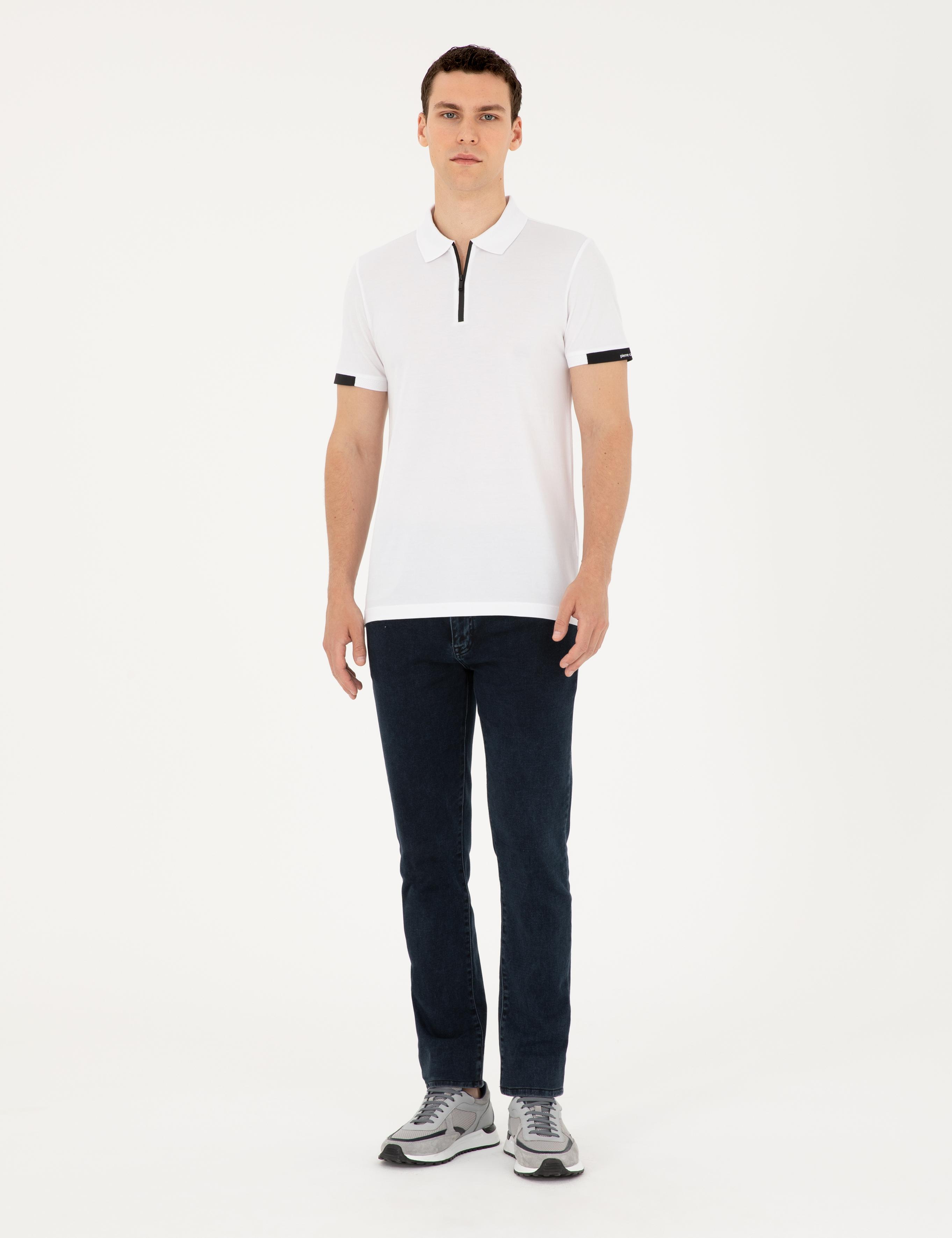 Beyaz Slim Fit Tişört