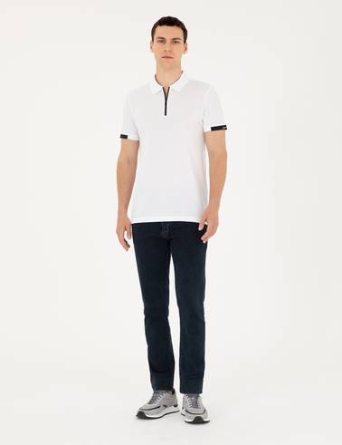 Beyaz Slim Fit Tişört
