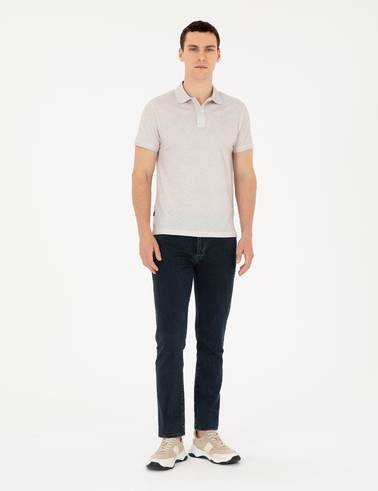 Bej Slim Fit Tişört