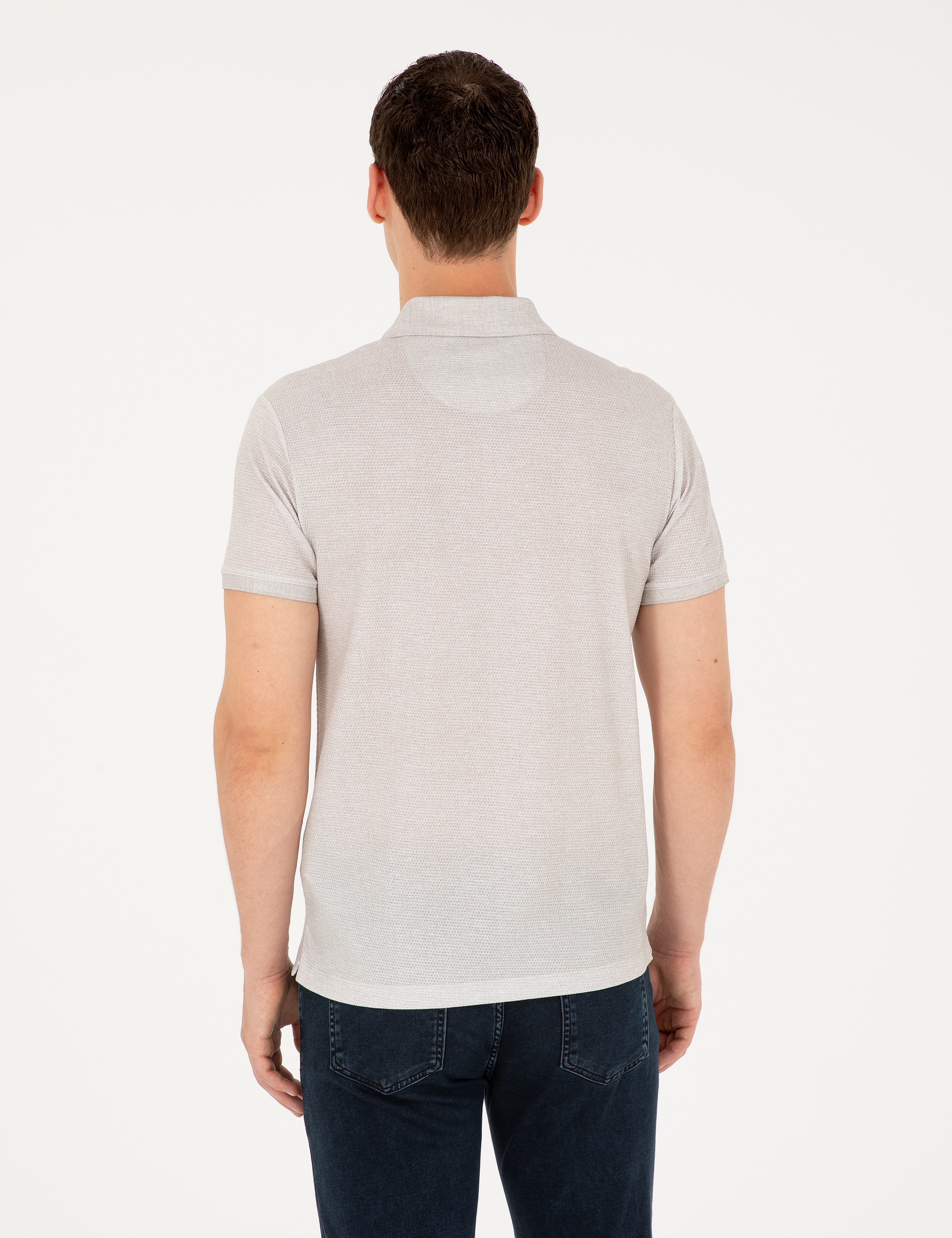Bej Slim Fit Tişört