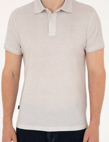 Bej Slim Fit Tişört