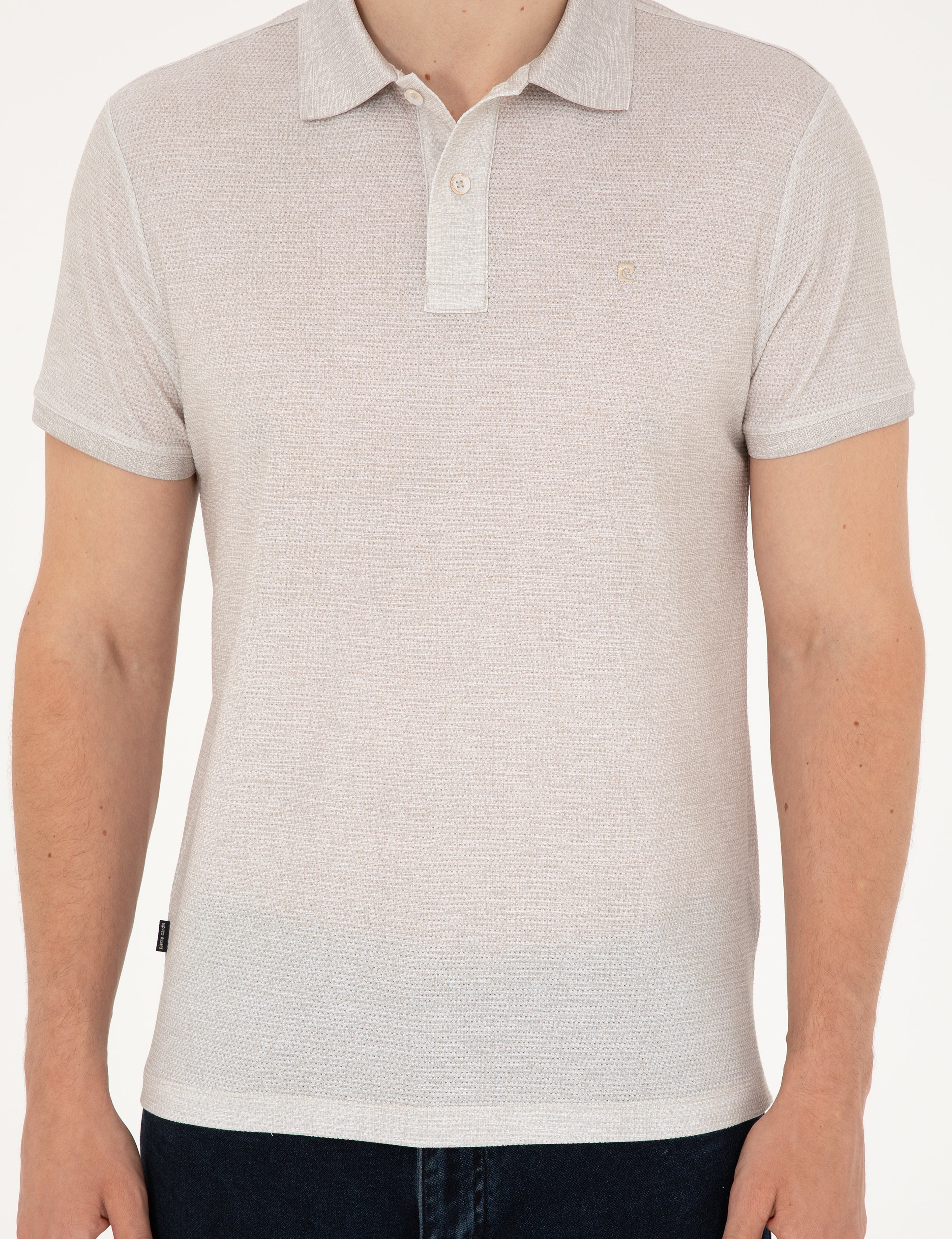 Bej Slim Fit Tişört