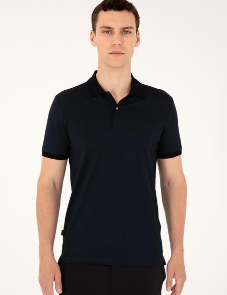 Lacivert Slim Fit Tişört - 50284308034