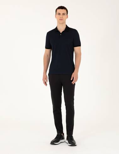 Lacivert Slim Fit Tişört