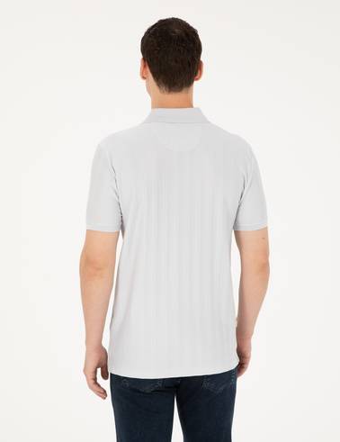 Açık Gri Slim Fit Tişört