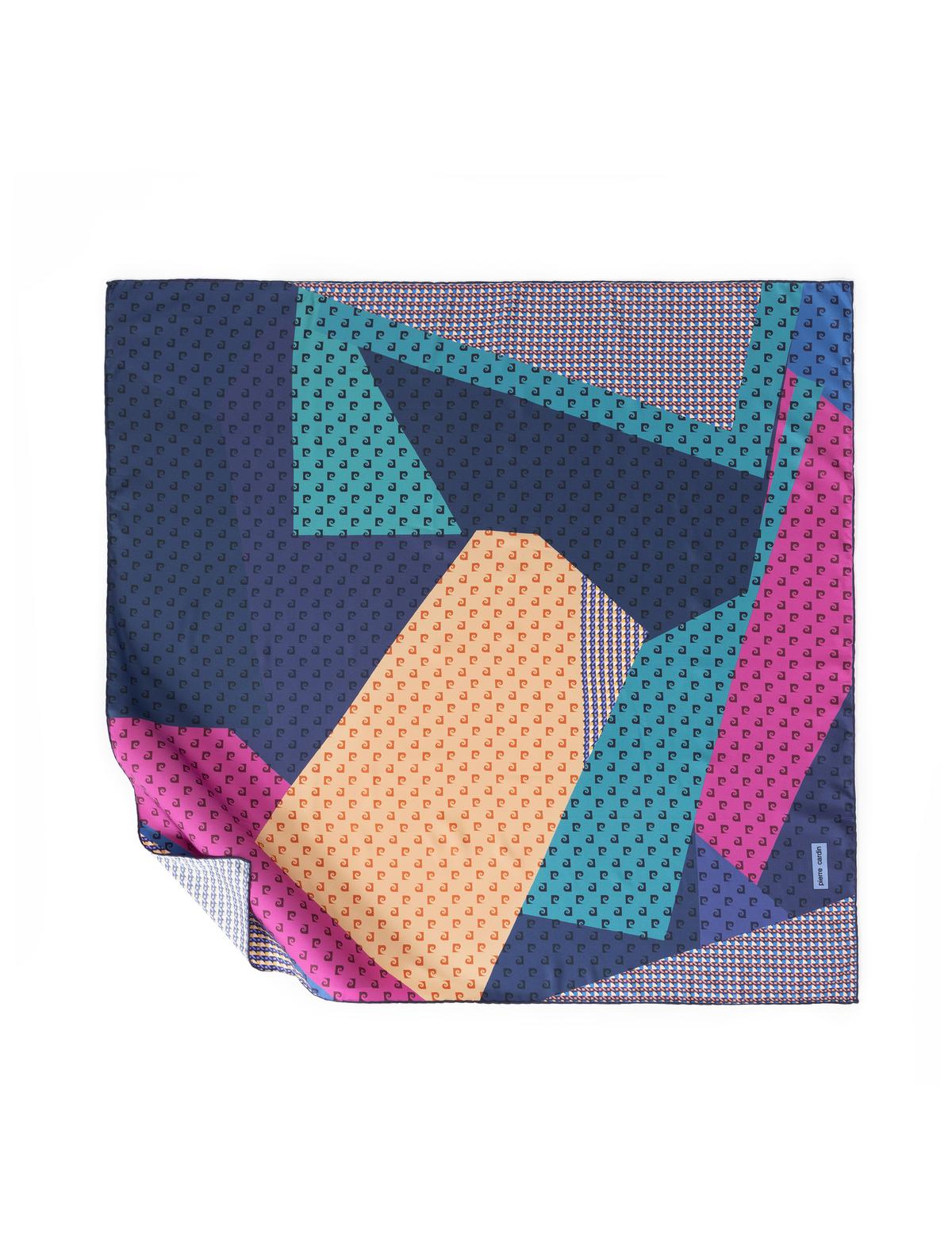 Lacivert Tivil Eşarp