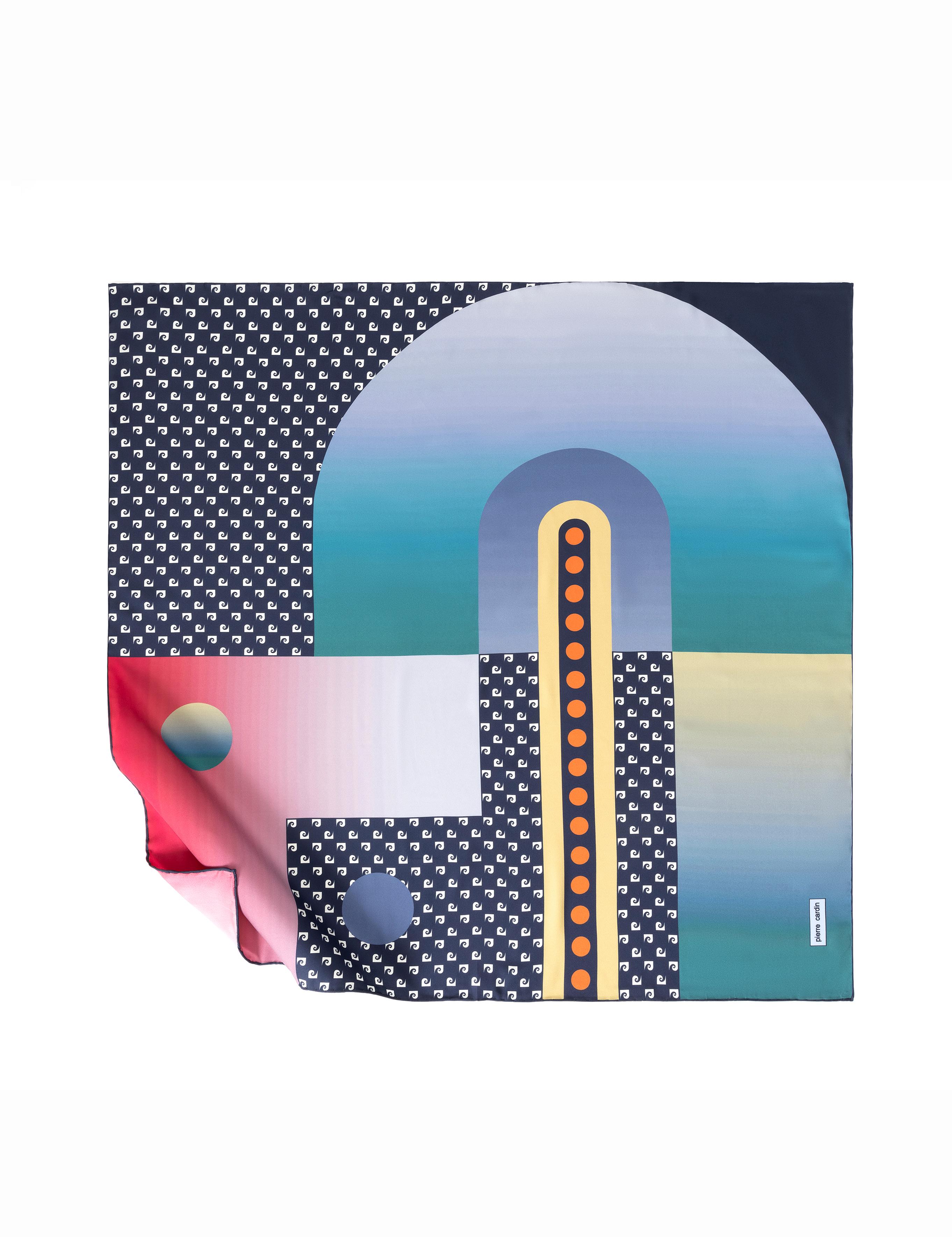 İndigo Tivil Eşarp